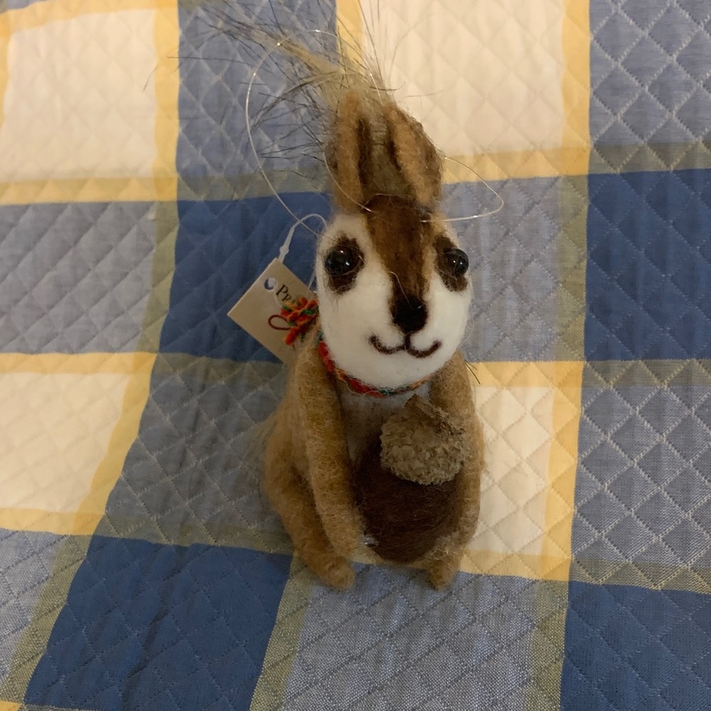 Squirrel With Scarf Critter Primitives by Kathy